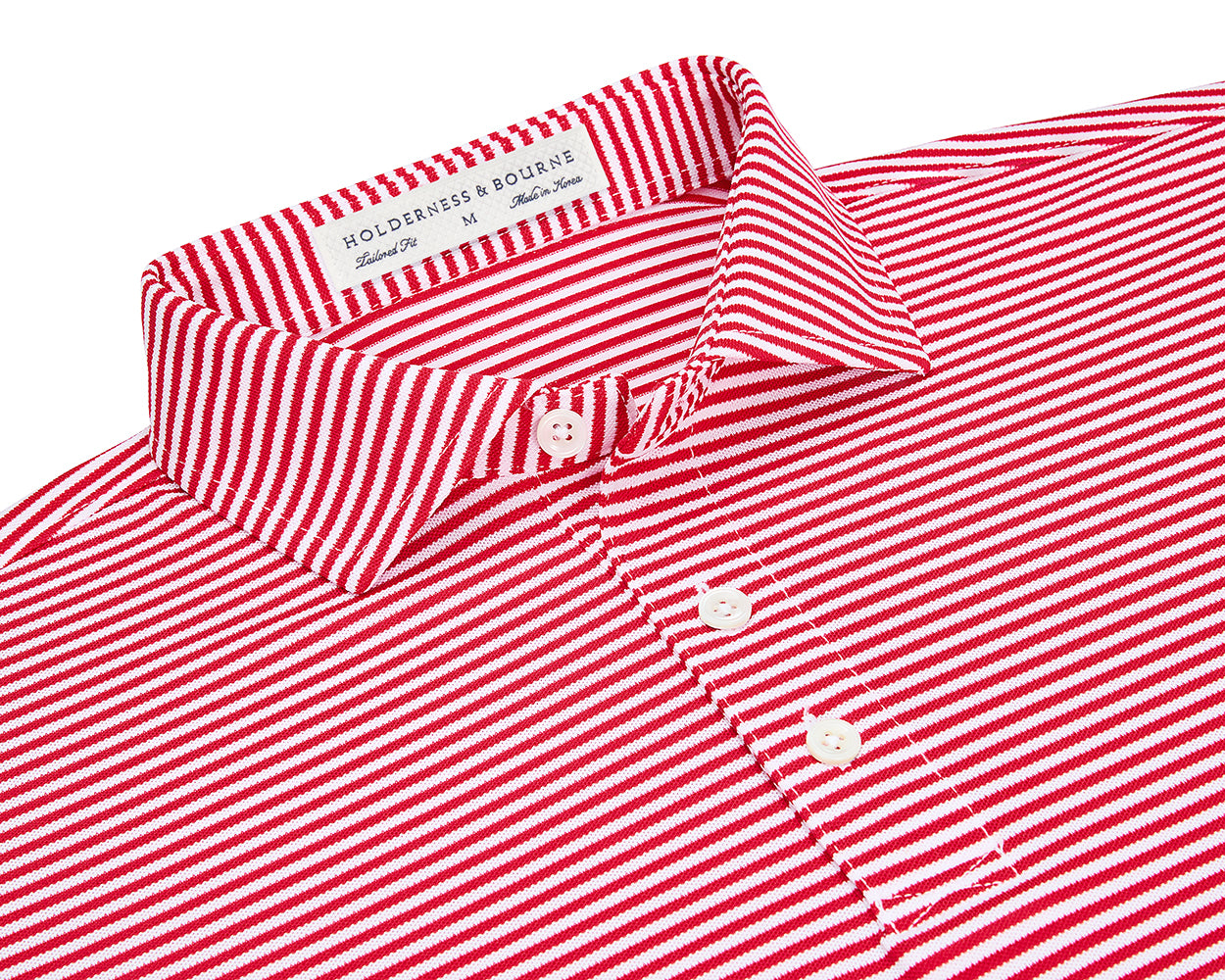 Holderness & Bourne: Maxwell Polo Red
