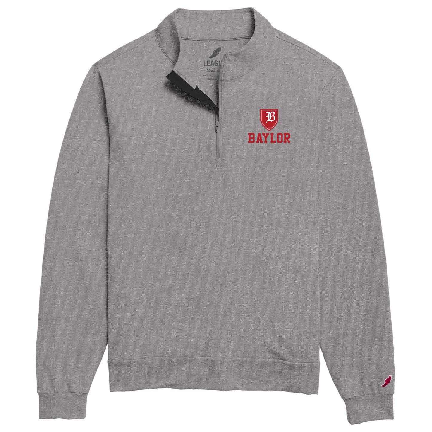 League: Quarter Zip Light Grey