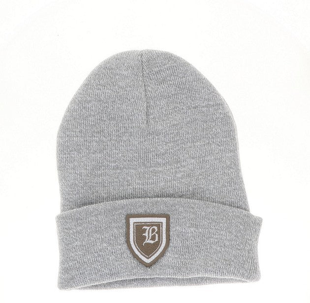Grey Beanie w/patch