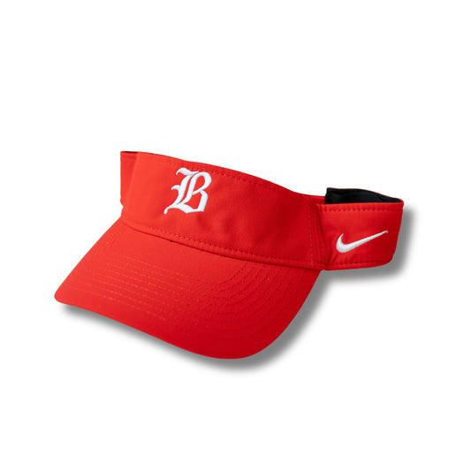 Visor: Red Nike