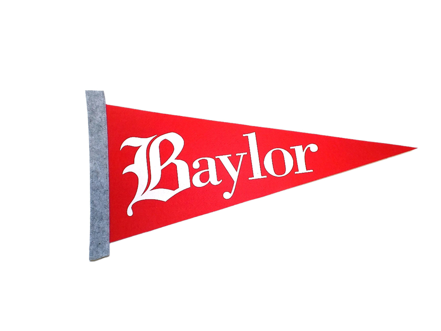 Pennants: Felt Red/Heather Grey