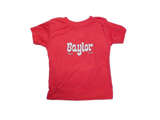 Toddler Tee: Red Baylor