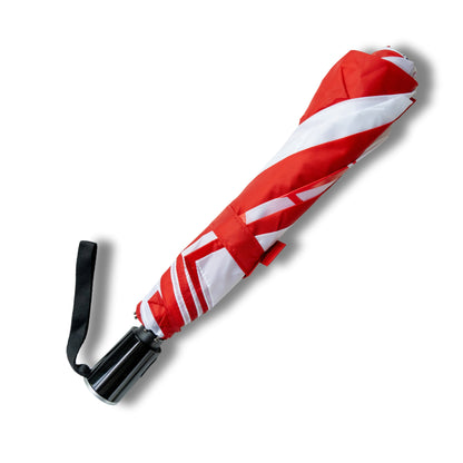 Umbrella: Small red and white 15"