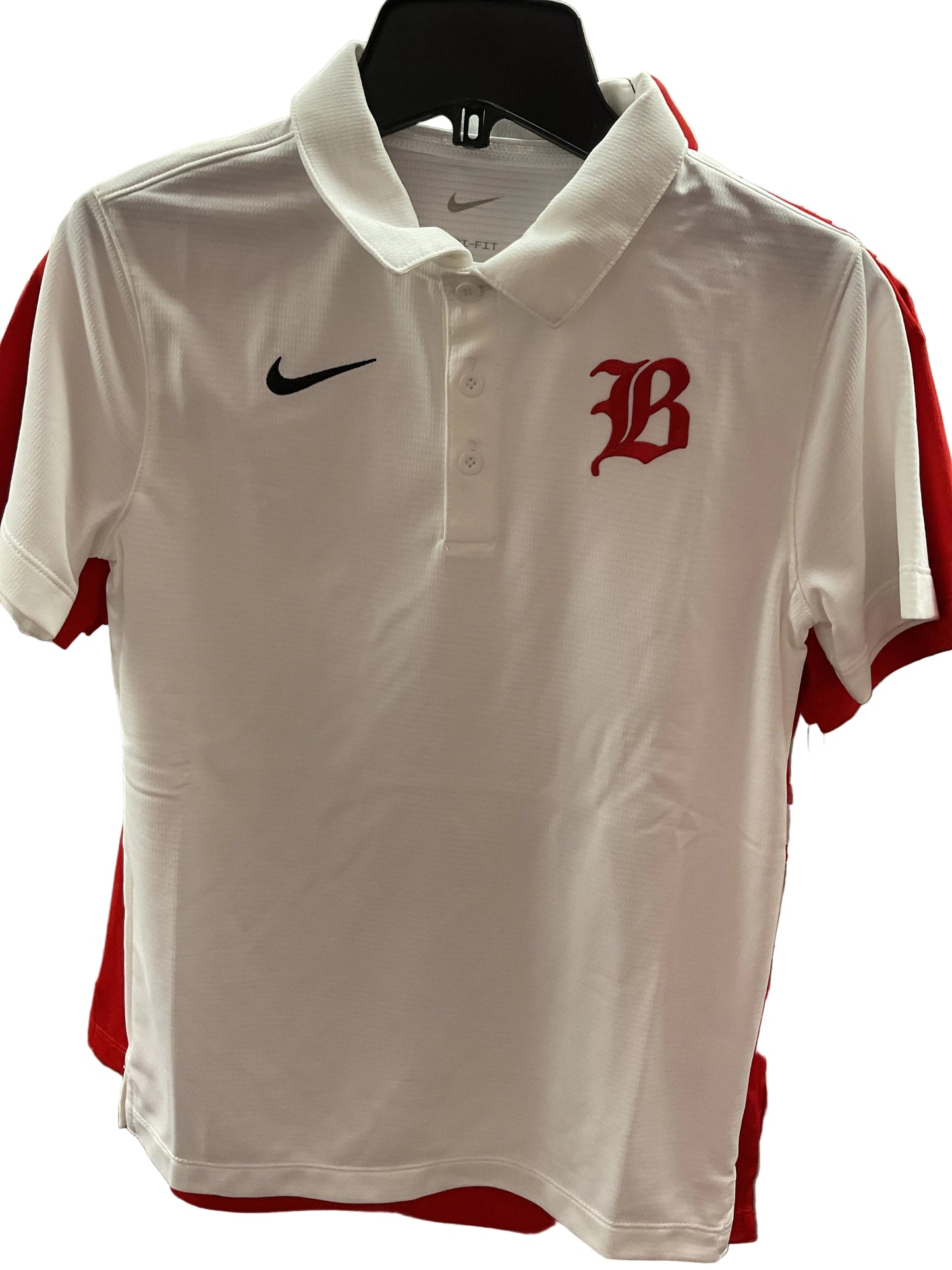 Youth Nike Polo: White