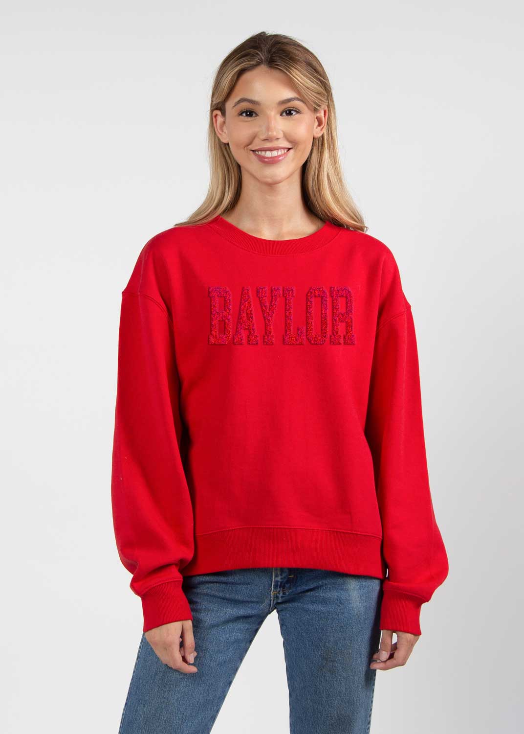 Chicka D: Old School Chenille Crew – Baylor School Spirit Store