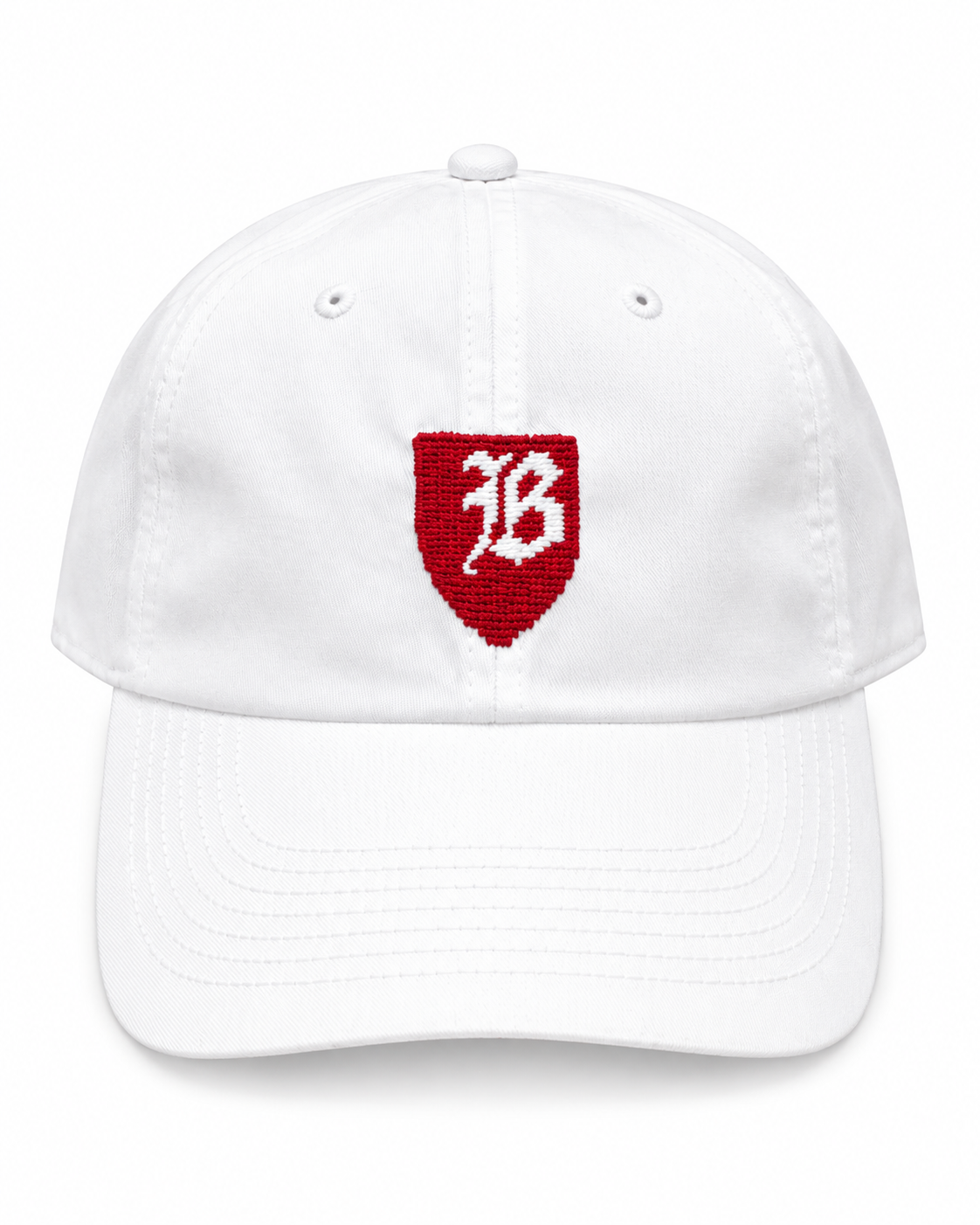 Smathers & Branson: White Performance Cap w/ Shield