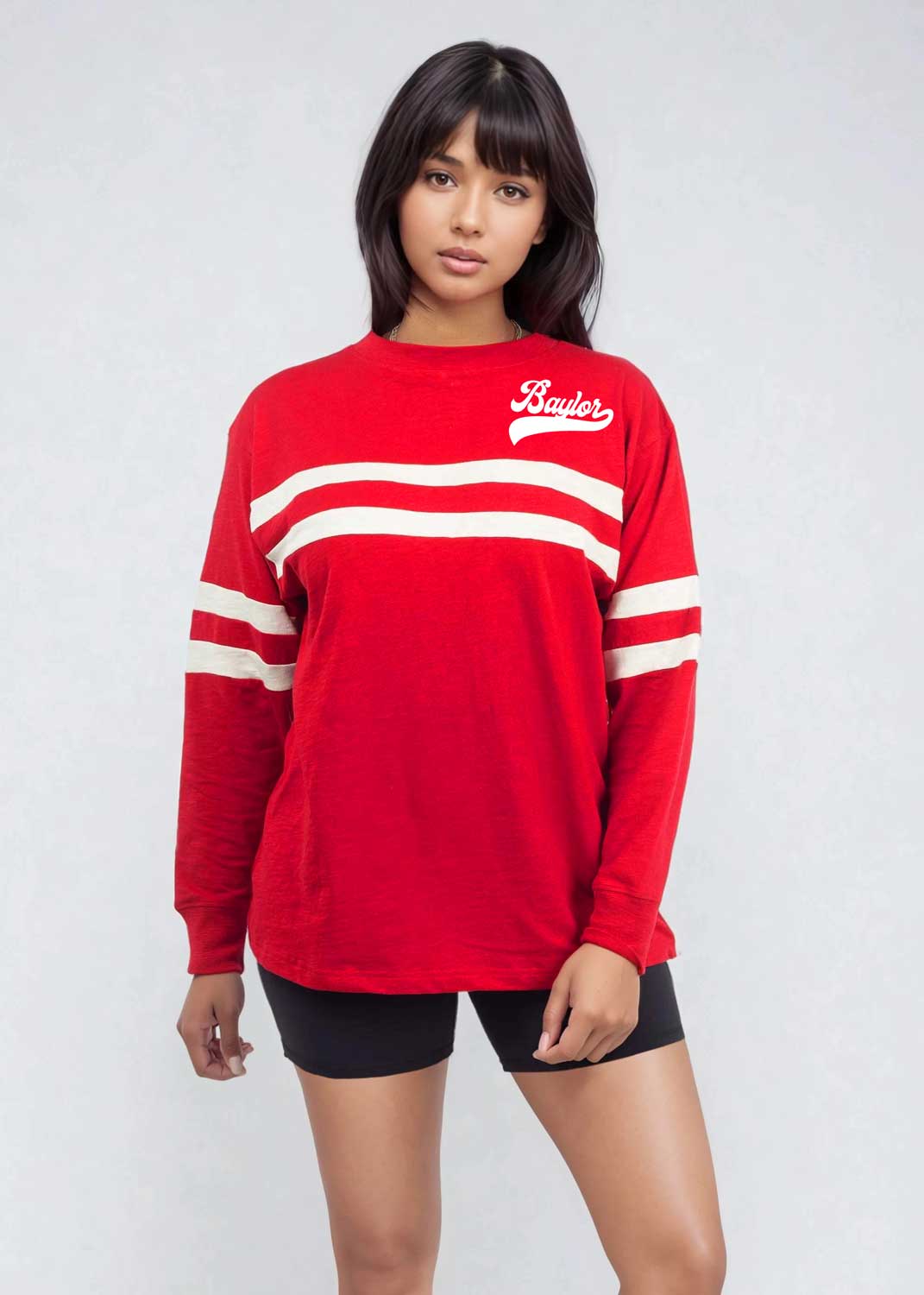 Chicka D: Varsity Long Sleeve Tee