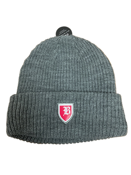 Beanie: Mogul Knit w/ Shield