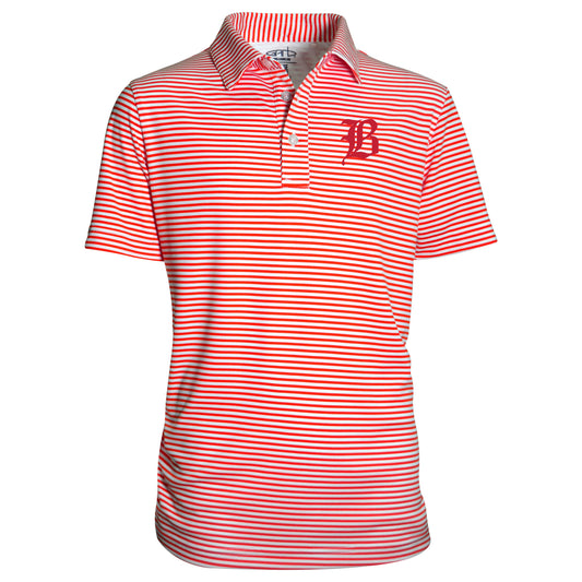 Garb: Stripe Polo Red