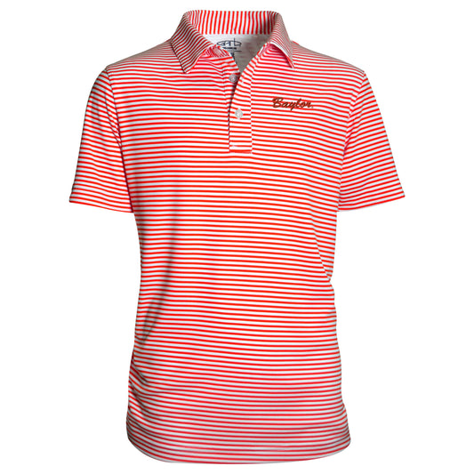 Garb: Stripe Polo Red