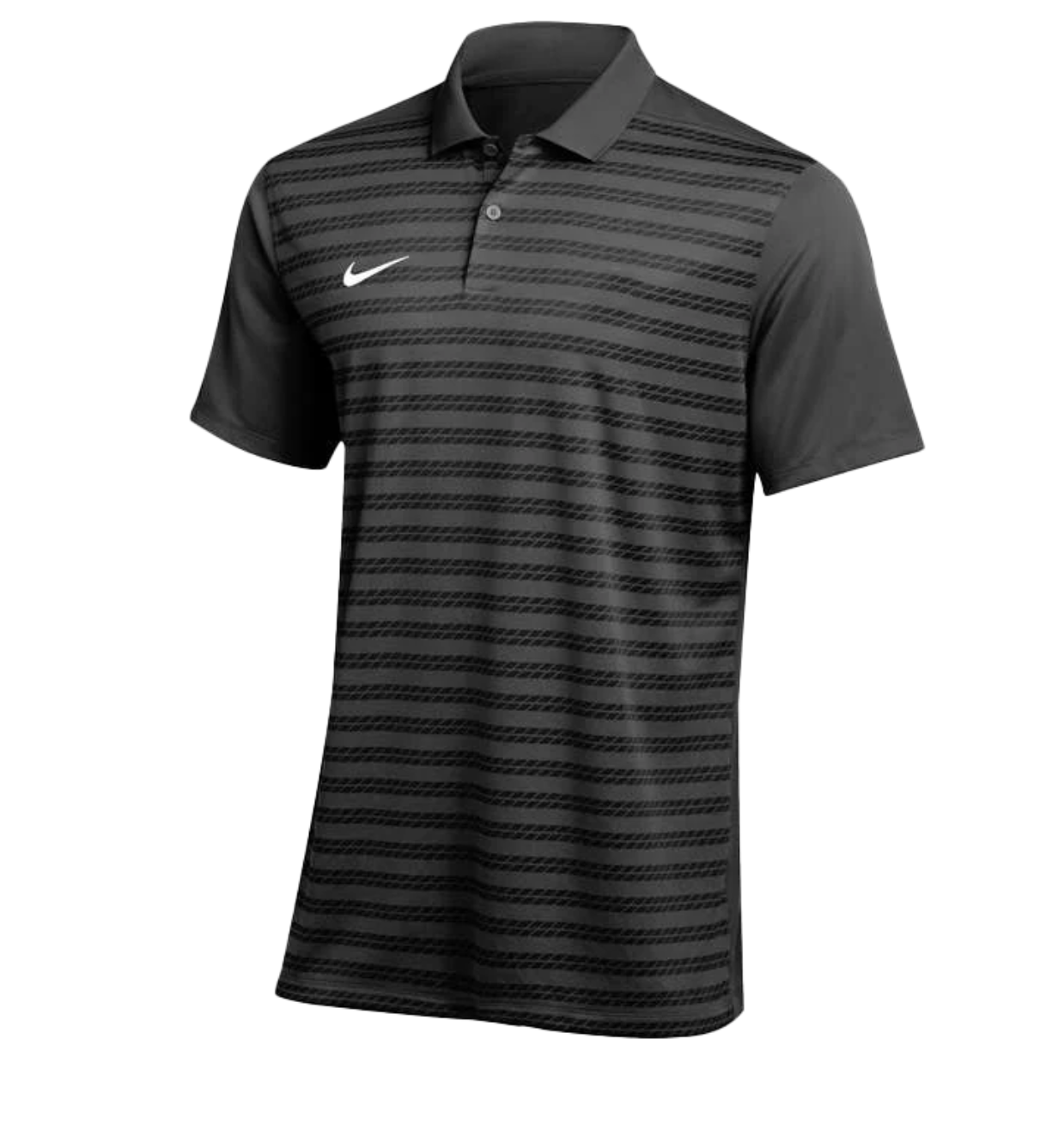 Nike Polo: Grey Lite Stripe