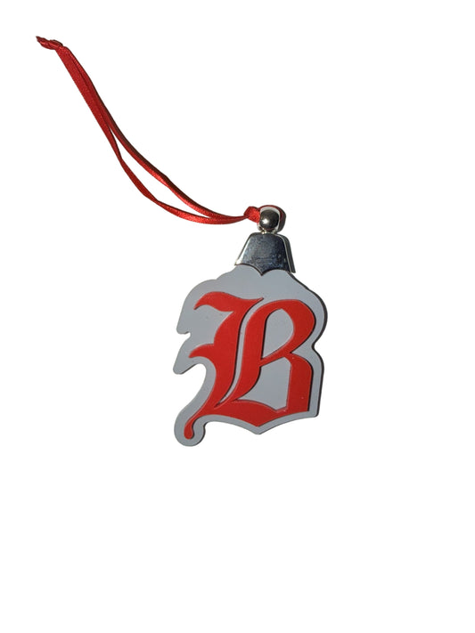 B Ornament Grey/Red